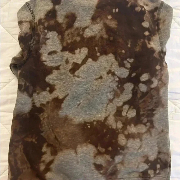 Women’s H&M Relaxed Fit Bleach Tie Dyed Hoodie Size Small - Picture 3 of 5